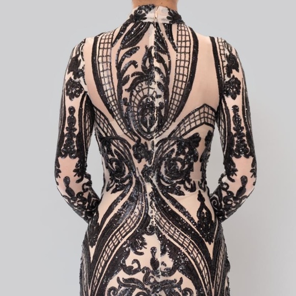 TRANSPARENT FITTED DRESS - Picture 3 of 8